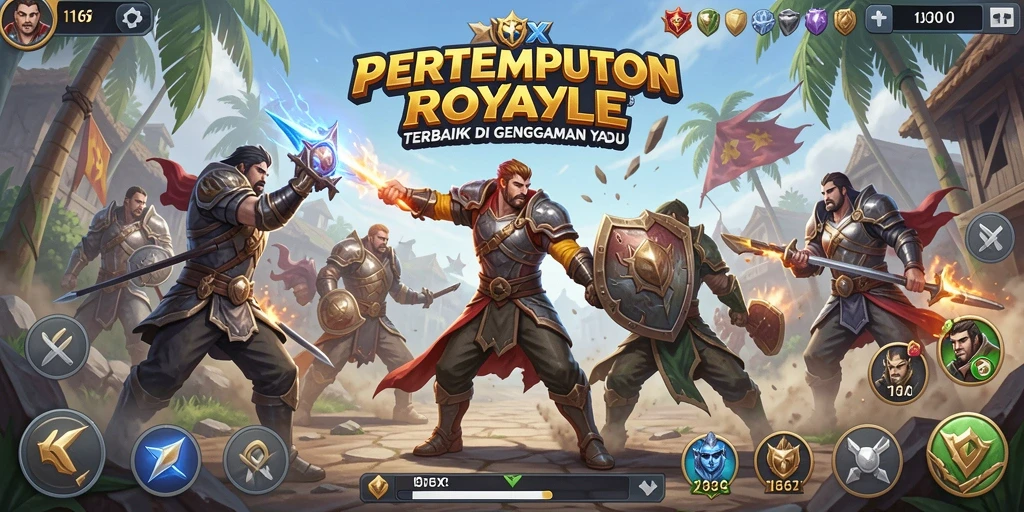 Tampilan gameplay seru dari 116X dalam pertempuran Battle Royale.