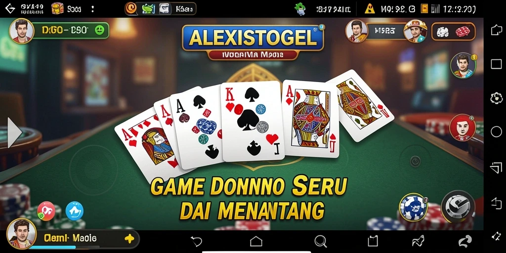 Tampilan gameplay seru di ALEXISTOGEL dengan fitur interaksi pemain.