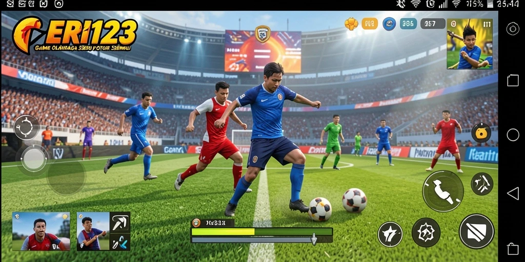 Tampilan gameplay CERI123 yang mendebarkan dan seru.