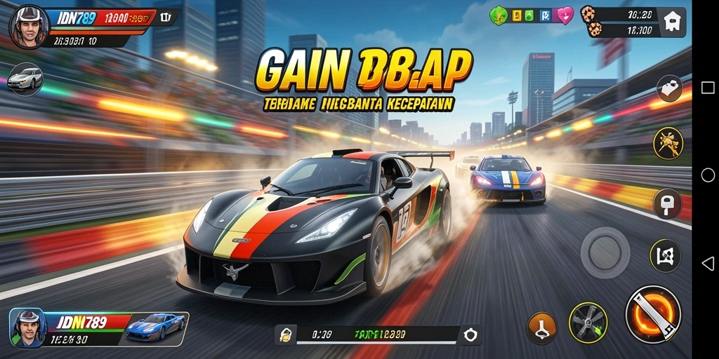 Screenshot IDN789 menampilkan aksi balap yang mendebarkan dan grafis yang memukau.