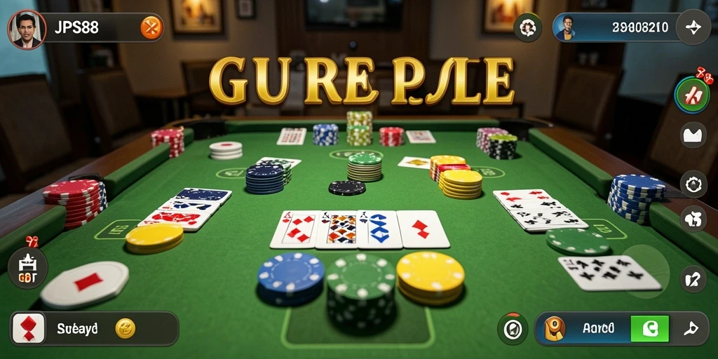 Screenshot utama JPS88 menampilkan gameplay Gaple yang menarik dan penuh tantangan.