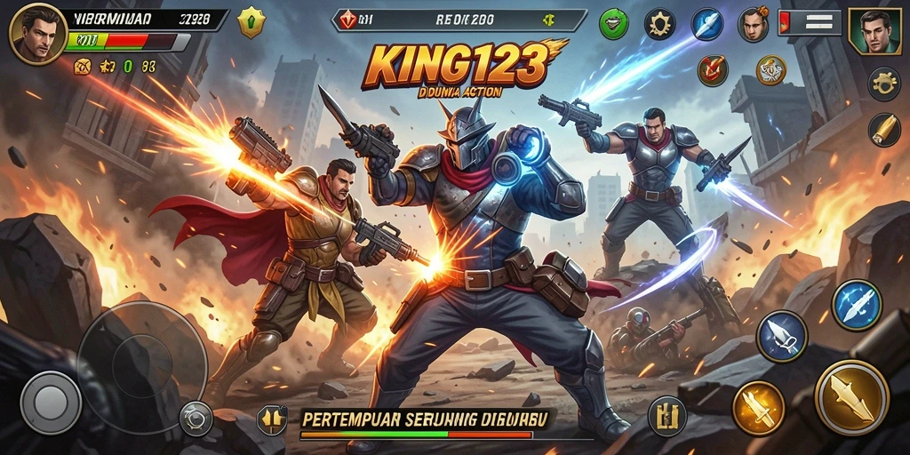 Screenshot KING123 menampilkan aksi pertempuran mendebarkan dengan grafik yang menakjubkan.