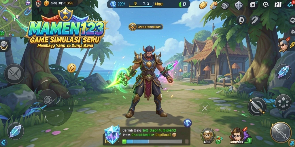 Gameplay MAMEN123 yang menarik dan interaktif dalam simulasi dunia virtual.