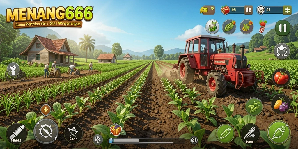 Screenshot MENANG666 menampilkan keseruan gameplay Farming yang menarik.