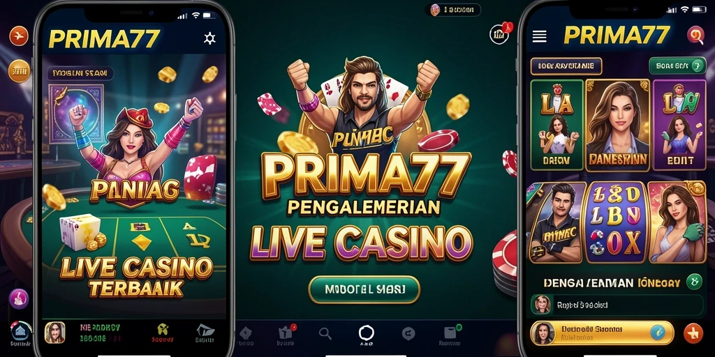 Tampilan gameplay Live Casino yang menarik dan interaktif.