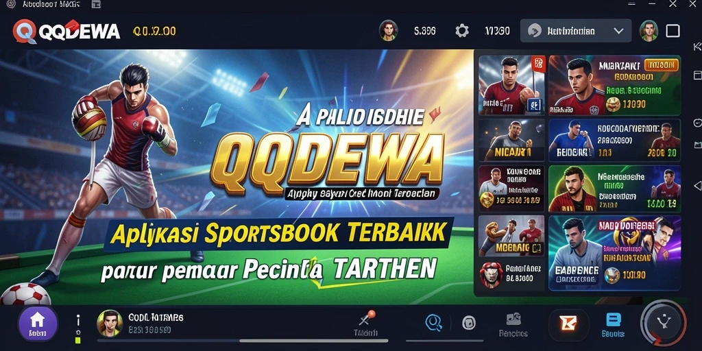 Tampilan antarmuka QQDEWA yang menarik dan mudah digunakan.