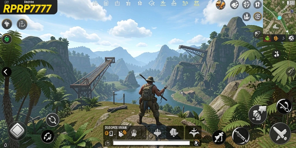 Gameplay seru di dunia terbuka RPRP777 yang penuh petualangan.